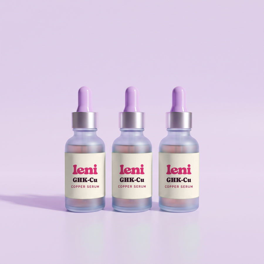 Leni GHK-Cu Copper Serum — 3-pack studio product image